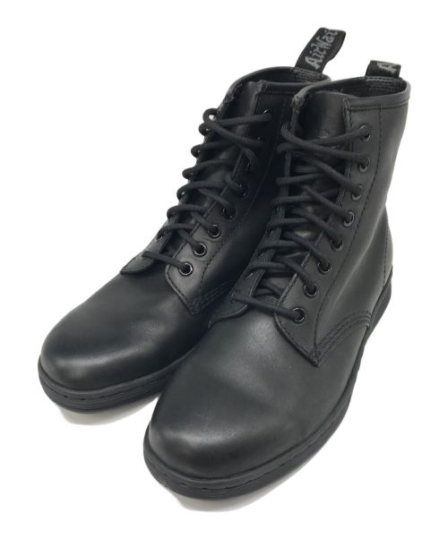 Dr.Martens（ドクターマーチン）Dr.Martens (ドクターマーチン) NEWTON 8EYE BOOT Dr.Martens ドクターマーチン エイトホール 黒ステッチ BLACKMONO 軽量モデル 23093001 ブラック サイズ:UK6の古着・服飾アイテム