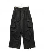 MYマイ）の古着「NYLON CARGO PANTS MY マイ ナイロンカーゴパンツ マルチポケット 日本製 231-61504」｜ブラック