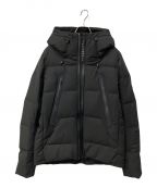 DESCENTE ALLTERRAINデザイント オルテライン）の古着「MIZUSAWA MOUNTAINEER ジャケット Descente ALLTERRAIN デザイント オルテライン DAMQGK30U 水沢ダウンジャケットハイスペックモデル MANUFACTURED BY MIZUSAWA FACTORY」｜ブラック