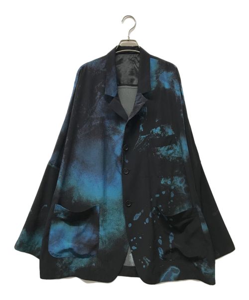 s'yte（サイト）s'yte (サイト) INKJET PRINTED JACKET WITH RAGLAN SLEEVES/UI-J15-914 ブラック サイズ:SIZE 3の古着・服飾アイテム