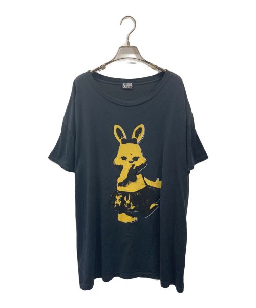 Hysteric Glamour（ヒステリックグラマー）Hysteric Glamour (ヒステリックグラマー) プリントTシャツ 01202CT04 ブラック サイズ:FREEの古着・服飾アイテム