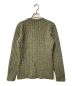 BASERANGE (ベースレンジ) TROY CARDIGAN BASERANGE ベースレンジ ケーブルカーディガン 8228-343-0056 ブルー×イエロー サイズ:M：7000円