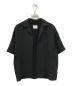 UNITED ARROWS（ユナイテッドアローズ）の古着「OPEN SSL SHIRT UNITED ARROWS ユナイテッドアローズ UA 日本製 シャツジャケット オープンカラーシャツ 5516-299-0117」｜ブラック