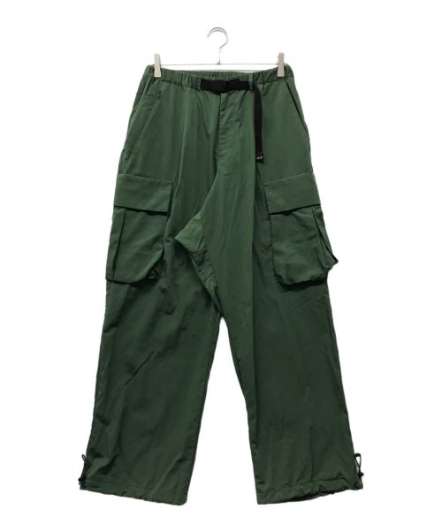 GRAMICCI（グラミチ）GRAMICCI F/CE. ECHNICAL CARGO WIDE PANT カーゴワイドパンツ GRAMICCI グラミチ F/CE. エフシーイー 軍パン ミリタリー GUP3-F3002 オリーブ サイズ:SIZE Mの古着・服飾アイテム