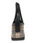 BURBERRY (バーバリー) ノバチェックトートバッグ BURBERRY バーバリー   ベージュ×ブラック：15000円