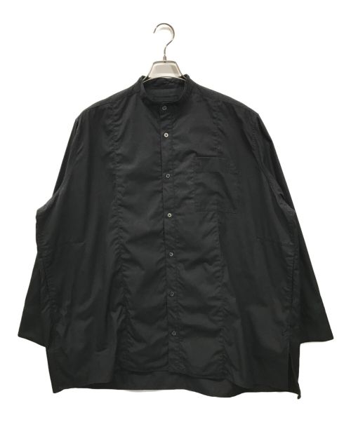 th products（ティーエイチプロダクツ）Oversized Band collar Shirt オーバーサイズバンドカラーシャツ th products ティーエイチプロダクツ TARO HORIUCHI タロウホリウチ ビッグシルエットシャツ 日本製 2101-SH15-M10の古着・服飾アイテム