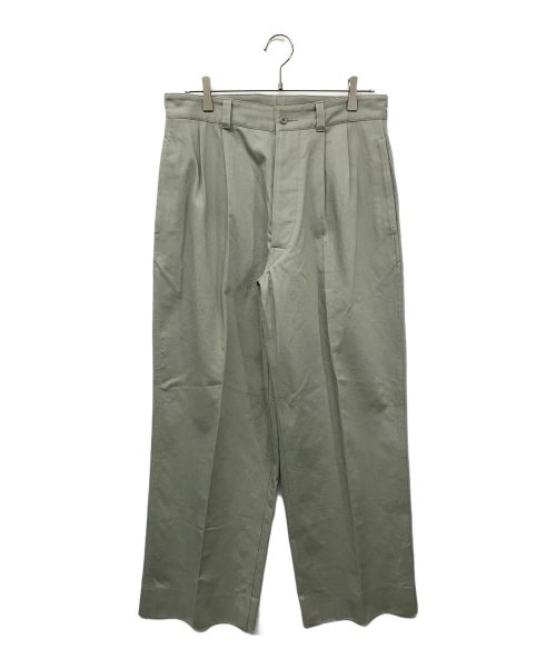 blurhms ROOTSTOCK（ブラームスルーツストック）blurhms ROOTSTOCK (ブラームスルーツストック) Chino Pants/チノパンツ/bROOTS22F13 グリーン サイズ:2の古着・服飾アイテム