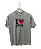 UNDERCOVERアンダーカバー）の古着「23SS/I LOVE KRAUT ROCK Tシャツ/UCTC3806」｜グレー