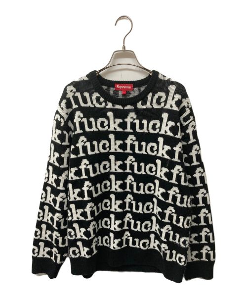 SUPREME（シュプリーム）Supreme (シュプリーム) Fuck Sweater/ファックセーター/22SS ブラック サイズ:Lの古着・服飾アイテム