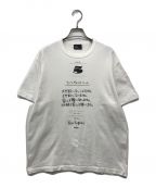 KOLORカラー）の古着「Ken Kagami CHAPTER 5 TEE kolor カラー 日本製 白Ｔ プリントＴ 21SCM-T17210S」｜ホワイト