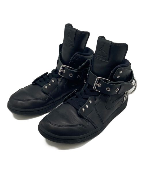 NIKE（ナイキ）NIKE (ナイキ) COMME des GARCONS HOMME PLUS (コムデギャルソンオムプリュス) AIR JORDAN 1 HI STRAP SP-C/CN5738-001 ブラック サイズ:SIZE 26.0cmの古着・服飾アイテム