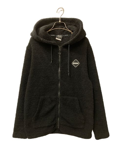 F.C.R.B.（エフシーアールビー）F.C.R.B. (エフシーアールビー) PILE ZIP UP HOODIE F.C.R.B. エフシーアールビー FCRB-210066 パイル ジップ パーカー ブラック サイズ:Mの古着・服飾アイテム