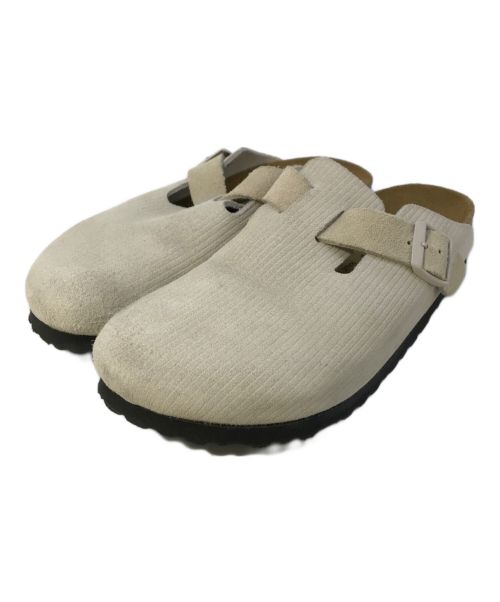 BIRKENSTOCK（ビルケンシュトック）BIRKENSTOCK (ビルケンシュトック) サンダル BIRKENSTOCK ビルケンシュトック スエード ドイツ製 1025270 ホワイト サイズ:24cmの古着・服飾アイテム