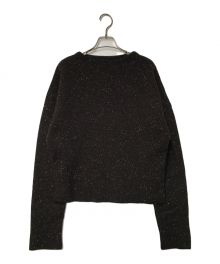 JIL SANDER（ジルサンダー）の古着「メランジニット/SWEATER DN LS JIL SANDER ジルサンダー 19AW 19年秋冬 ボートネック イタリア製 JSMP751030」｜ブラウン