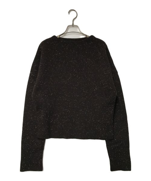 JIL SANDER（ジルサンダー）JIL SANDER (ジルサンダー) メランジニット/SWEATER DN LS JIL SANDER ジルサンダー 19AW 19年秋冬 ボートネック イタリア製 JSMP751030 ブラウン サイズ:46の古着・服飾アイテム