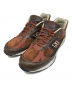 NEW BALANCEニューバランス）の古着「スニーカー NEW BALANCE ニューバランス NB イギリス製 991 M991BTG」｜ブラウン