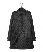 BURBERRY BLACK LABELバーバリーブラックレーベル）の古着「キルティングトレンチコート BURBERRY BLACK LABEL バーバリーブラックレーベル キルト BMA43-361-09」｜ブラック