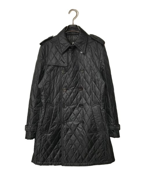 BURBERRY BLACK LABEL（バーバリーブラックレーベル）BURBERRY BLACK LABEL (バーバリーブラックレーベル) キルティングトレンチコート BURBERRY BLACK LABEL バーバリーブラックレーベル キルト BMA43-361-09 ブラック サイズ:Ｍの古着・服飾アイテム