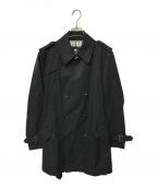 BURBERRY BLACK LABELバーバリーブラックレーベル）の古着「トレンチコート BURBERRY BLACK LABEL バーバリーブラックレーベル ギャバジン 日本製 チェック裏地 BMA55-680-09」｜ブラック