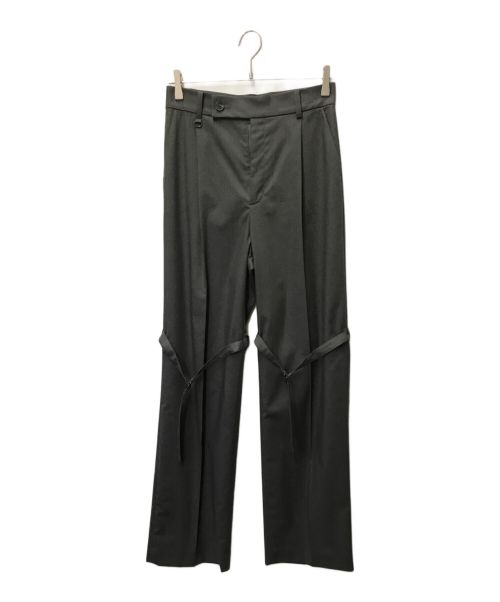 LE CIEL BLEU（ルシェルブルー）LE CIEL BLEU Bondage Tailored Pants ボンデージテーラードパンツ LE CIEL BLEU ルシェルブルー ボンデージスラックス restir 日本製 25S68620 グレー サイズ:36の古着・服飾アイテム