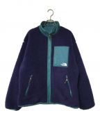 THE NORTH FACEザ ノース フェイス）の古着「REVERSIBLE EXTREME PILE JACKET/リバーシブルエクストリームパイルジャケット/NP72333」｜グリーン×パープル