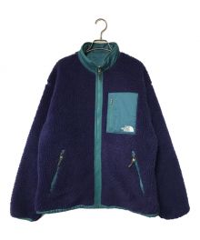 THE NORTH FACE（ザ ノース フェイス）の古着「REVERSIBLE EXTREME PILE JACKET/リバーシブルエクストリームパイルジャケット/NP72333」｜グリーン×パープル