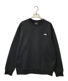 THE NORTH FACE（ザ ノース フェイス）の古着「スモールロゴヘザースウェットクルー SMALL LOGO HEATHER SWEAT CREW THE NORTH FACE ザ ノースフェイス TNF ゴールドウィン スェットシャツ トレーナー 裏起毛 NT62337」｜ブラック