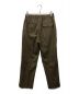 MARKAWARE FLAT-FRONT TROUSERS フラットフロントトラウザース MARKAWARE マーカウェア A21A-03PT03C ブラウン ORGANIC WOOL TROPICAL オーガニックウールトロピカル：12000円