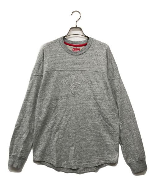 SUPREME（シュプリーム）Supreme (シュプリーム) Seal L/S Top/ロングスリーブカットソー/ロゴ刺繍/15AW グレー サイズ:Sの古着・服飾アイテム