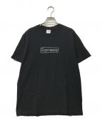 SUPREMEシュプリーム）の古着「Chalk Logo Tee/チョークロゴティー/プリント/KAWS/ボックスロゴ」｜ブラック