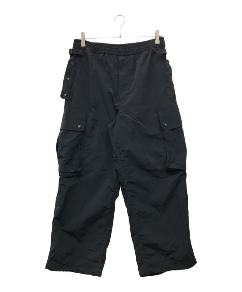 DAIWA PIER39（ダイワ ピア39）DAIWA PIER39 (ダイワ ピア39) TECH PARACHUTE PANTS DAIWA PIER39 ダイワピア39 テックパラシュートパンツ ナイロンパンツ BP-55024 ブラック サイズ:Mの古着・服飾アイテム