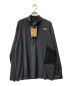 THE NORTH FACE（ザ ノース フェイス）の古着「ー L/S FlashDry Zip Up THE NORTH FACE ザ ノース フェイス NT12005 グレー ブラック」｜グレー