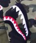 中古・古着 A BATHING APE SHARK FULL ZIP HOODIE A BATHING APE アベイシングエイプ シャークパーカー シャークフーディー 日本製 ノーウェア 001ZPF301007X オリーブ サイズ:M：18000円