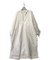 YLEVE（イレーヴ）の古着「COTTON TYPEWRITER LONG KAFTAN SH コットンタイプライターロングカフタンシャツ YLEVE イレーヴ 日本製 168-1150033」｜ホワイト