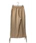 STUDIO NICHOLSON（スタジオニコルソン）の古着「WIDE LEG DRAWCORD PANT ワイドレッグドローコードパンツ STUDIO NICHOLSON スタジオニコルソン ポルトガル製 バルーンパンツ 52-10-731004」｜ベージュ