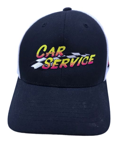 Car Service（カーサービス）Car Service (カーサービス) メッシュキャップ/ロゴキャップ/ストリート ブラックの古着・服飾アイテム