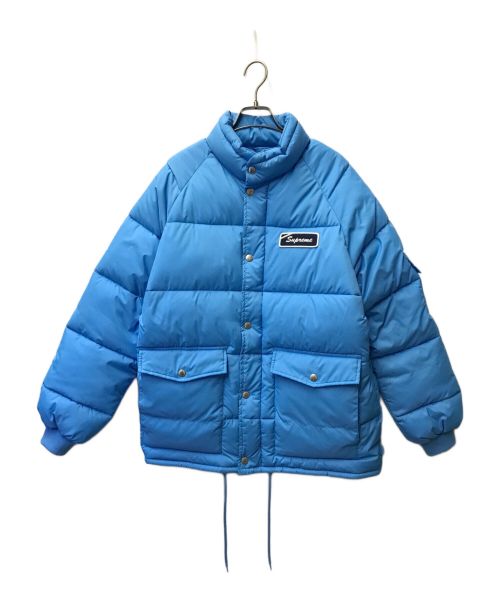 SUPREME（シュプリーム）SUPREME (シュプリーム) Raymond Pettibon Mechanics Jacket レイモンドペティボーン メカニクスジャケット Supreme シュプリーム パファージャケット 22FW 22年秋冬 ブルー サイズ:Mの古着・服飾アイテム