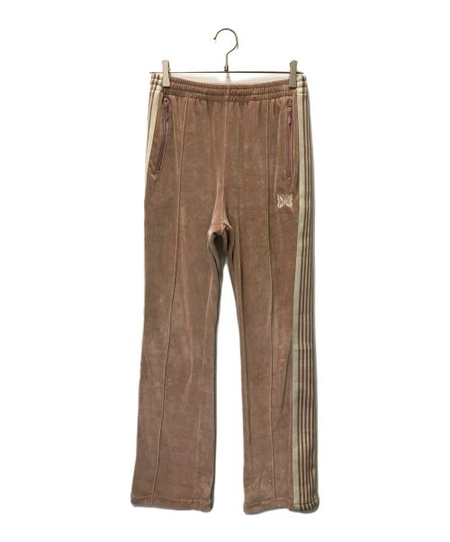 Needles（ニードルズ）Needles (ニードルズ) Narrow Track Pant - C/PE Velour/MR293/ナロートラックパンツ/ベロア素材/2023年春夏モデル/センターシーム/ネペンテス ピンク サイズ:SIZE XSの古着・服飾アイテム