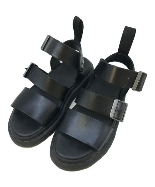 Dr.Martens（ドクターマーチン）Dr.Martens (ドクターマーチン) サンダル/GRYPHON STRAP SANDAL/グリフォン/レザーストラップサンダル ブラック サイズ:SIZE 37の古着・服飾アイテム