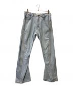 NVRFRGTネヴァーフォーゲット）の古着「3D Twisted Jeans/NF231P01C/ツイスト/デザインデニム」｜インディゴ