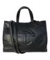 TELFAR（テルファー）の古着「Medium Shopping Bag/ミディアム ショッピングバッグ　2WAYショルダーバッグ/ロゴ2WAY トートバッグ」｜ブラック