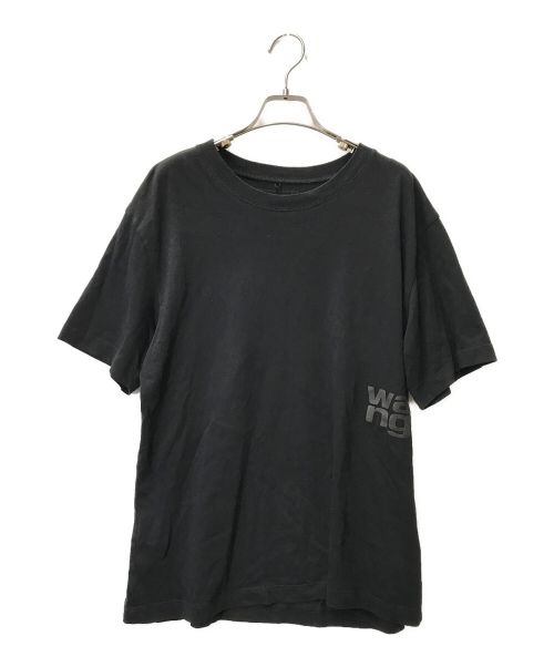 ALEXANDER WANG（アレキサンダーワン）ALEXANDER WANG (アレキサンダーワン) ロゴ クルーネックTシャツ ALEXANDER WANG アレキサンダーワン プリントT ブラック サイズ:Mの古着・服飾アイテム