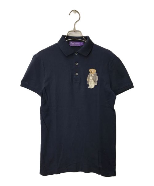 RALPH LAUREN Purple Label（ラルフ ローレン パープル レーベル）RALPH LAUREN Purple Label (ラルフ ローレン パープル レーベル) ポロベアポロシャツRALPH LAUREN PURPLE LABEL　ラルフ ローレン パープル レーベル　 ネイビー サイズ:XSの古着・服飾アイテム