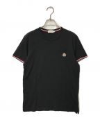 MONCLERモンクレール）の古着「ポケットTシャツ MONCLER モンクレール 151-091-80006-00 ロゴＴシャツ」｜ブラック