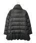 MONCLER (モンクレール) VIBURNUM GIUBBOTTO ダウンジャケット MONCLER モンクレール ダウンコート ロングジャケット ペプラム ルーマニア製 C20934996380 54155 ブラック：40000円