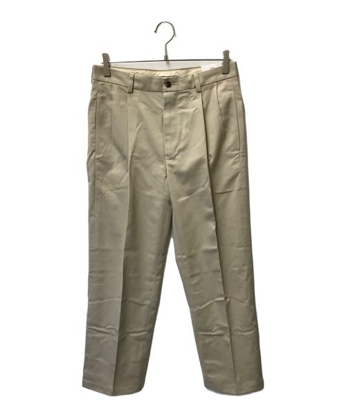 BROOKS BROTHERS（ブルックスブラザーズ）BROOKS BROTHERS センタープレスパンツ チノパン BROOKS BROTHERS ブルックスブラザーズ 未使用品 タックパンツ ADVANTAGE CHINO ELLIOT  ベージュ サイズ:W31 未使用品の古着・服飾アイテム