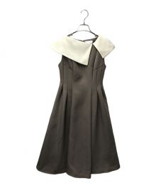 CELFORD（セルフォード）の古着「ホールドカラーフレアドレス/Women's Hold Collar Flare Dress/CWFO231026/CELFORD/セルフォード」｜ブラウン