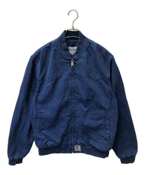 Carhartt WIP（カーハート）Carhartt WIP OG SANTA FE BOMBER オージーサンタフェボンバー stone dyed ストーンダイ CARHARTT WIP カーハート 製品染め ウォッシュ加工 i033111 ブルー サイズ:XSの古着・服飾アイテム