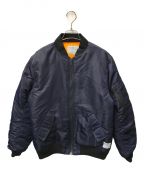 Carhartt WIPカーハート）の古着「2023 NEW YEAR JACKET ニューイヤージャケット CARHARTT WIP カーハート MA-1 フライトジャケット オーバーサイズ ビッグシルエット a231052」｜ネイビー