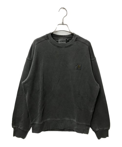 Carhartt WIP（カーハート）Carhartt WIP (カーハート) NELSON SWEATSHIRT/ネルソン スウェットシャツ/I029957/22SS/ガーメントダイ加工/CARHARTT WIP/カーハート グレー サイズ:SIZE Sの古着・服飾アイテム